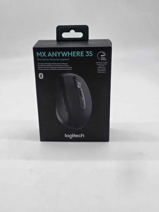 Mouse wireless Logitech MX Anywhere 3S for Mac, Bluetooth, Scroll MagSpeed, Multidevice, USB-C, Space Grey, SIGILAT, TRANSPORT INCLUS IN PRET