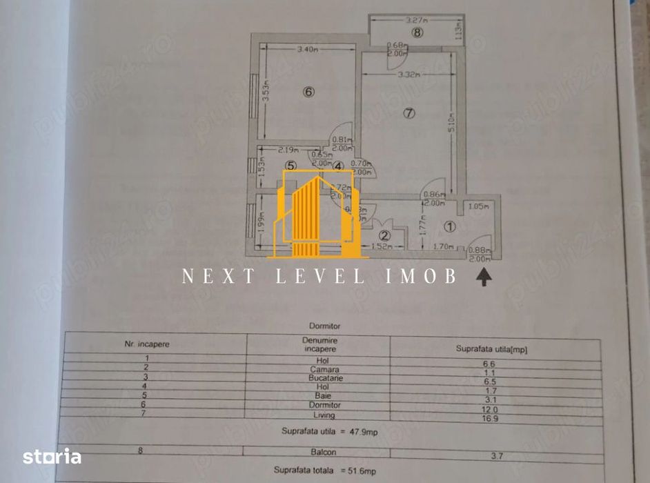 Apartament 2 camere-Trivale-Zona excelenta-Str. Frasinului
