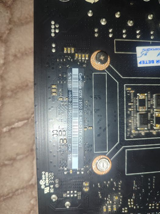Gtx 1650  AERO DDR6
