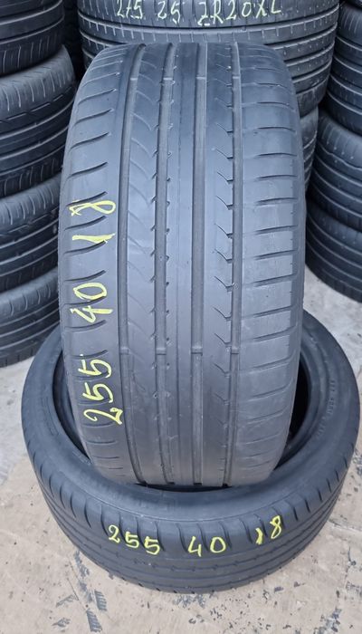 2 Anvelope Vară Good Year 255 40 R18 RUN-FLAT Stare Perfectă.