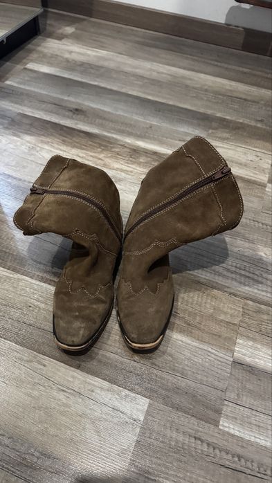 Cizme Zara marimea 35 piele intoarsa