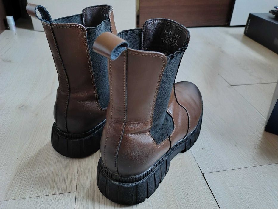 Ghete Reserved Premium Quality Leather ankle boots Size 41