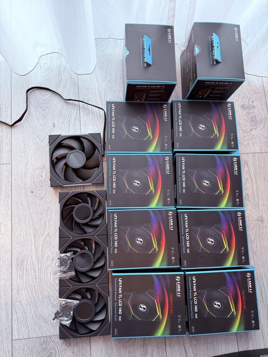 Ventilatoare Lian li TL LCD pc gaming reverse si non reverse asus oled