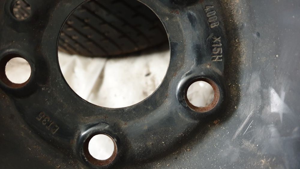 Джанта патерица 5х98 алфа с гума 125 80 15