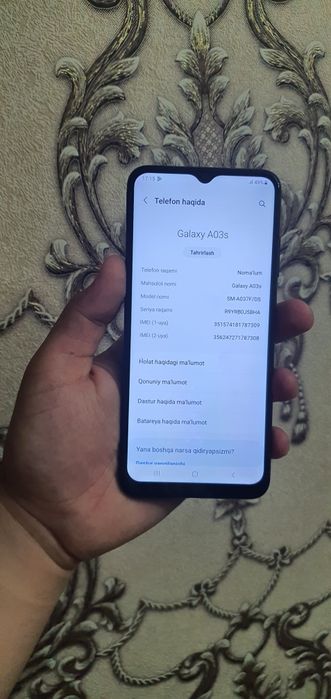 Samsung A03 sotiladi