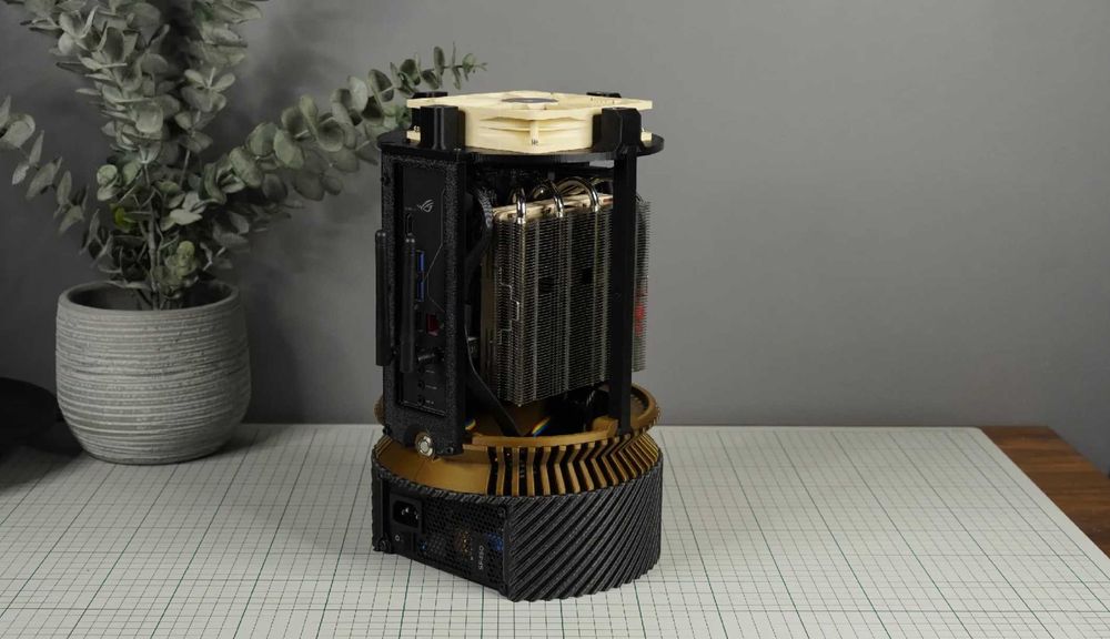 Carcasa ITX APU miniNAS eleganta si cu un aspect superb