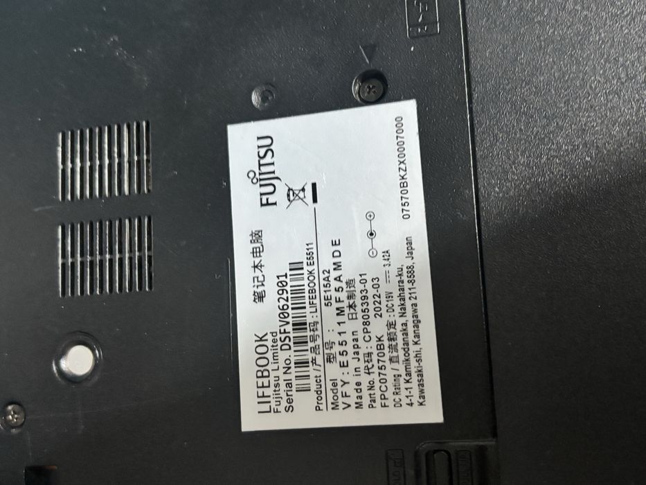 Fujitsu Siemens • i5 -11 th gen• SSD 256gb• model 2022• taste luminate