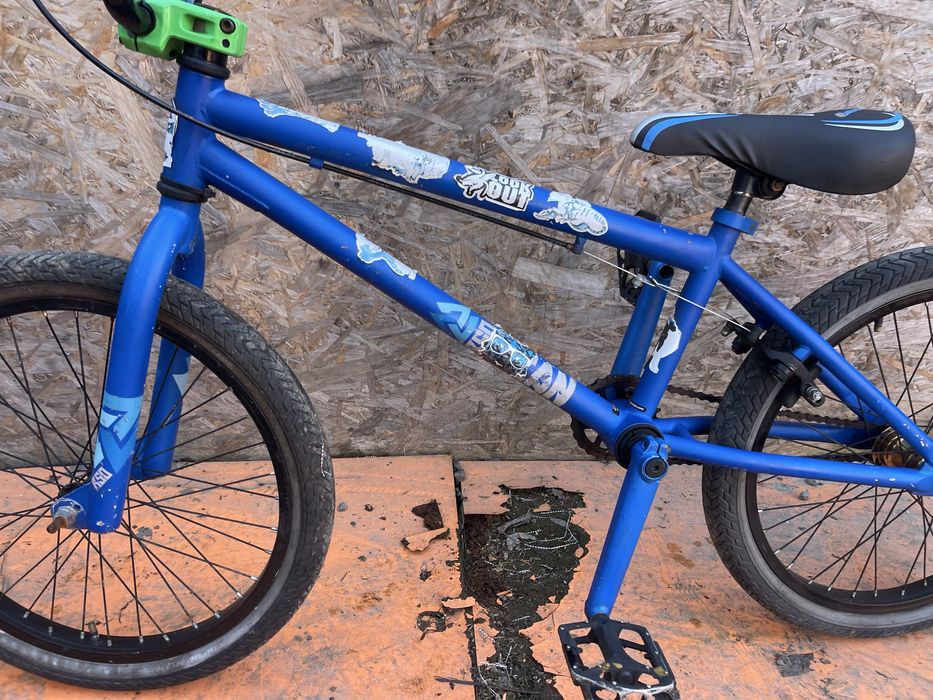 Bicicleta bmx multistiker roti 20” foaie si pinion mic
