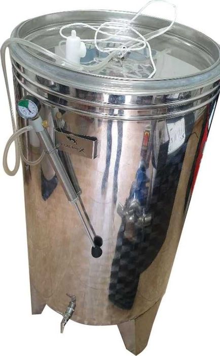 1.650 de litri Recipient Inox Alimentar capac flotant pneumatic pentru vin