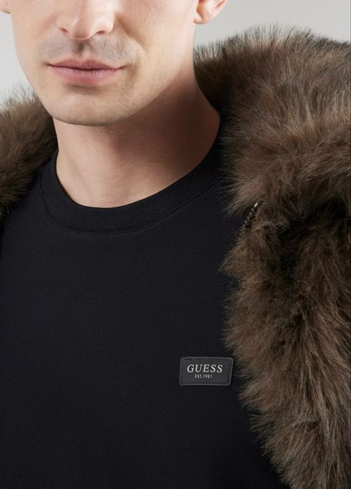 Оригинална черна мъжка блуза GUESS