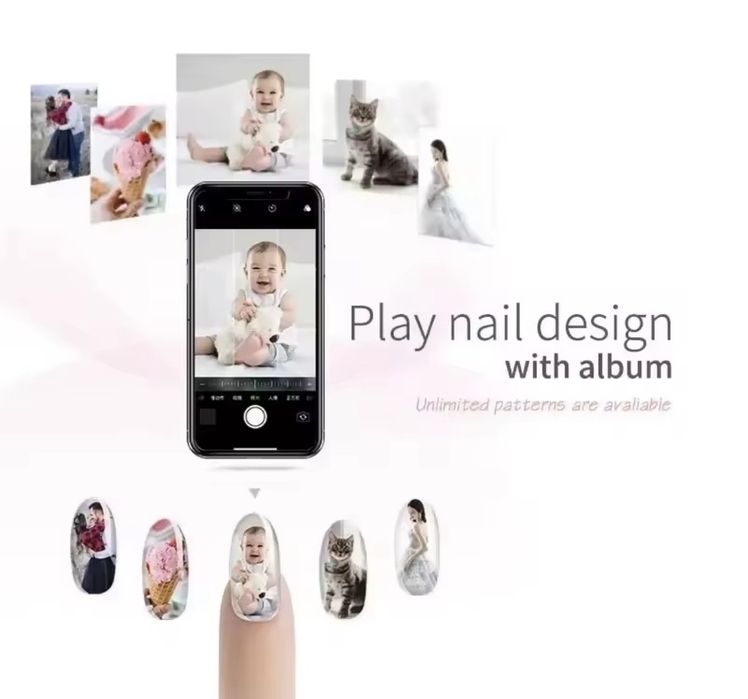 Imprimanta portabila manichiura 3D pentru unghii suport Wi-Fi  noua!