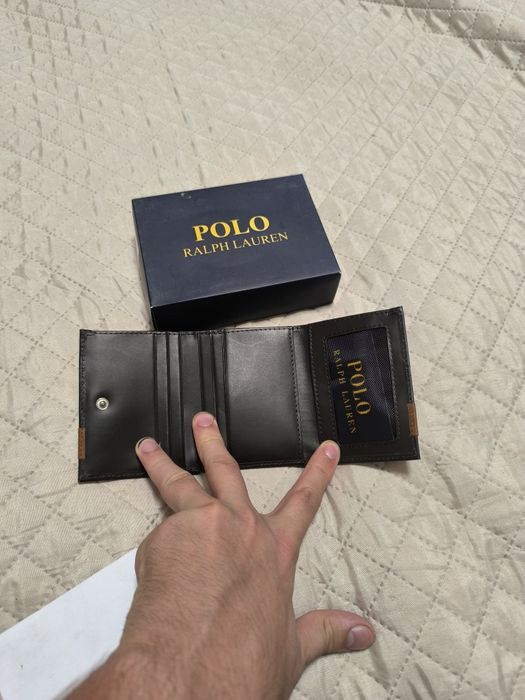 Portofel piele bărbați Polo Ralph Lauren maro