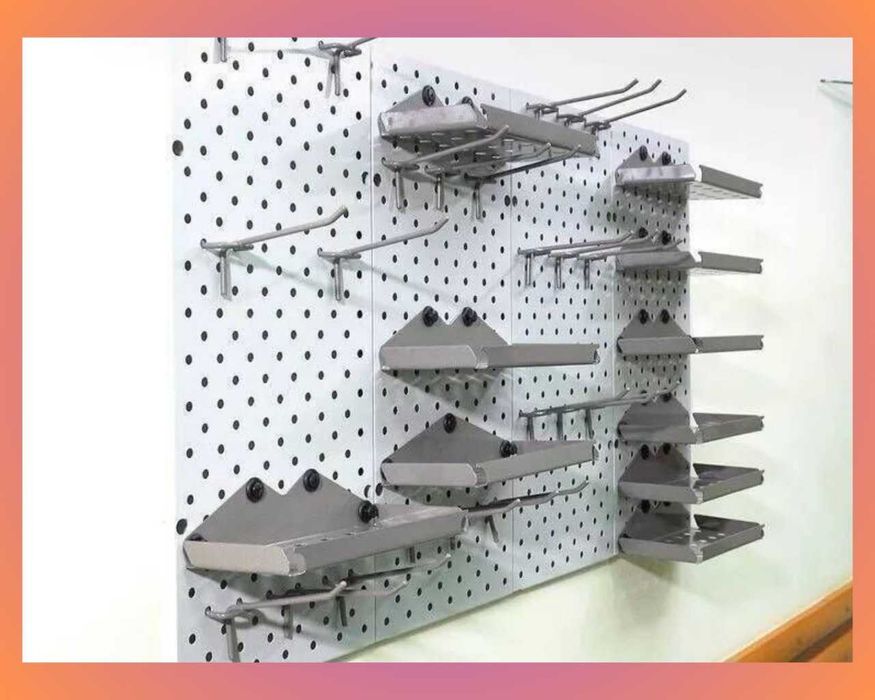 Панель перфорированная, настенная, для магазина и склада tapp