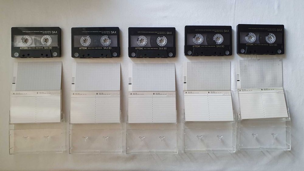 Аудио касети TDK SA-X90, TDK SA-X60, TDK SA-X100