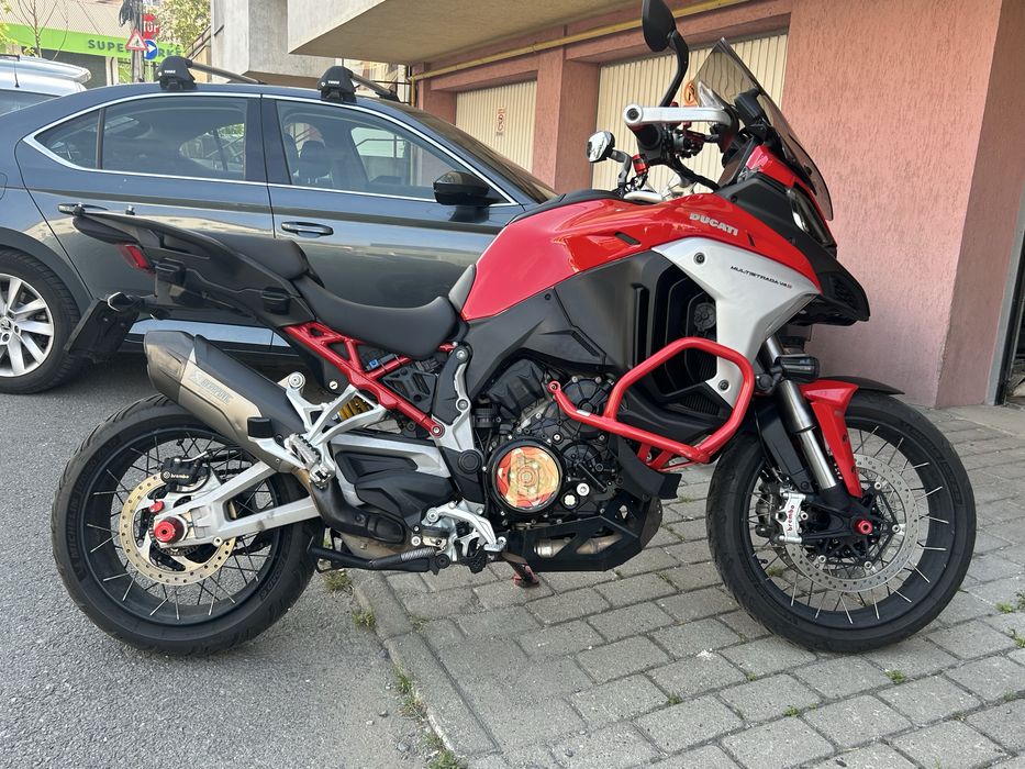 Ducati Multistrada V4S (2022) - Akrapovic - Clear Clutch Cover - Impecabilă