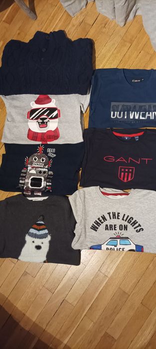 Детски блузи и пуловери 6-8 г. 116/128 см.в отлично състояние