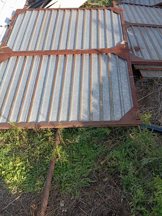 Ворота 3,2х2 м, калитка 1,2х2, м,