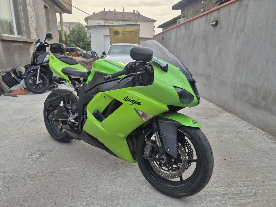 Kawasaki zx6r 2007 на части
