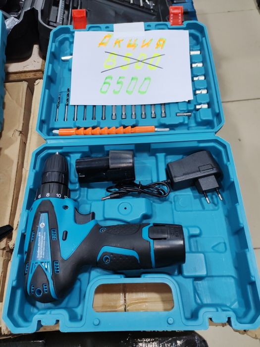 Акция!  шуруповёрт Tasko 2.0Ач, 24в