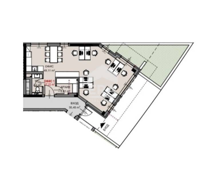 Продава се Офис в София, Витоша - 76 кв.м за 1777 €/кв.м - Снимка #3