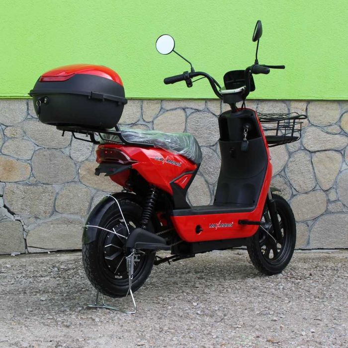 Двуместен електрически скутер с педали AK-Z6, 750W, 48V, N1, Red