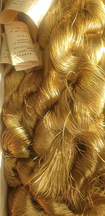 Прежда вискозна/целулозна цветна коприна за плетене, бродиране, тъкане