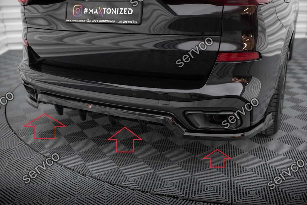 Pachet Set Splitter Exterior Lip Prelungiri Body kit tuning Bmw X5 G05 M-Pachet 2018-2023 v6 - Maxton Design