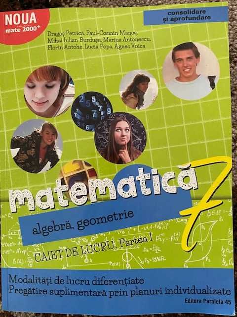 Diverse culegeri matematica romana clasele 7-8