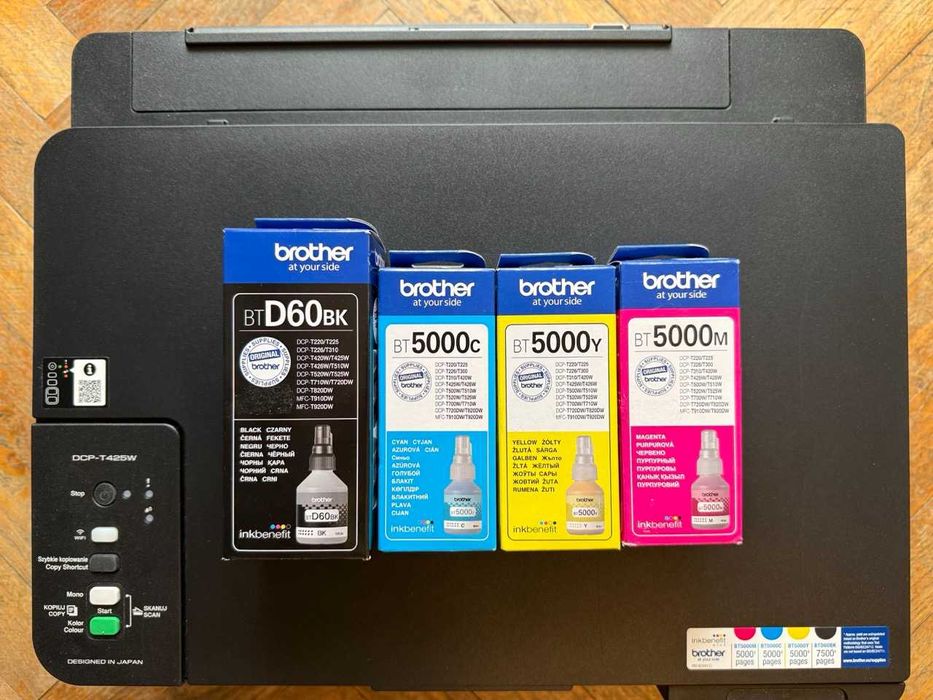 Multifunctional inkjet color CISS Brother DCP-T425W, Wireless, A4