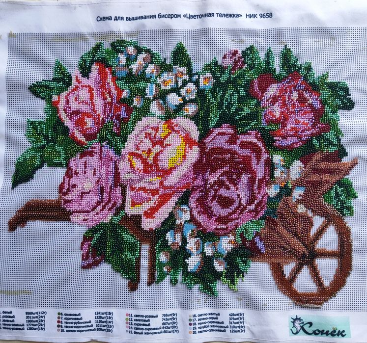 Картины вышитые бисером