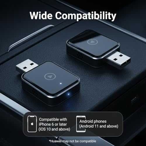 Нов 2 в 1 безжичен CarPlay Android Auto адаптер за кола автомобил телефон връзка