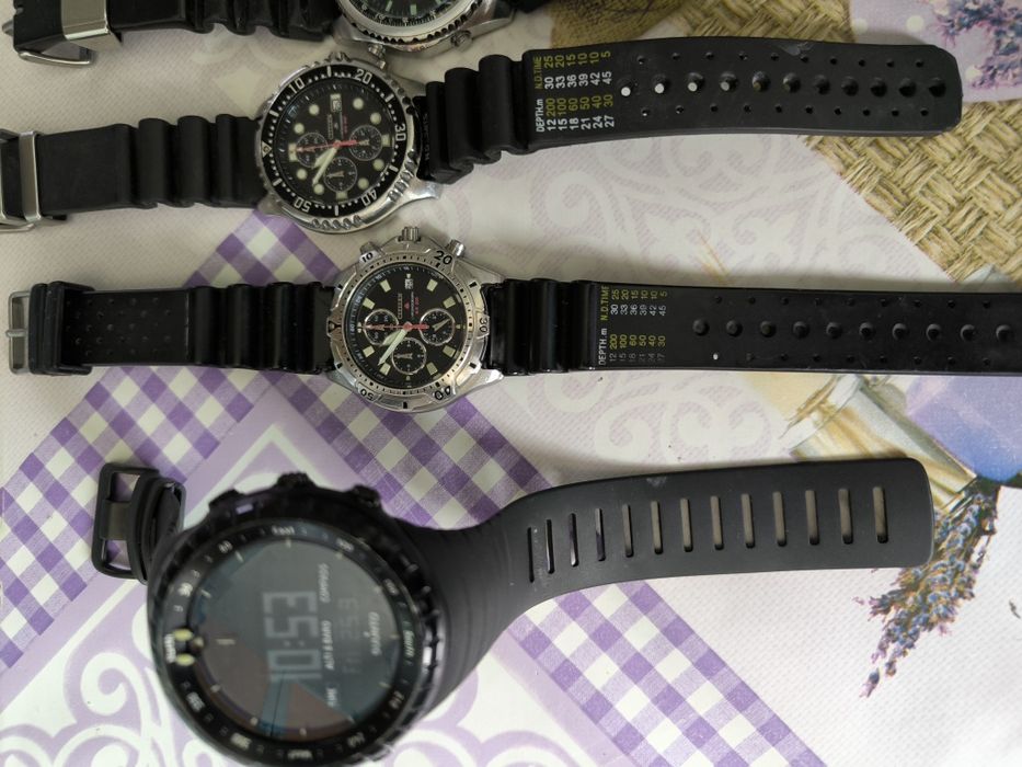 Citizen Promaster vintage,Casio , Suunto