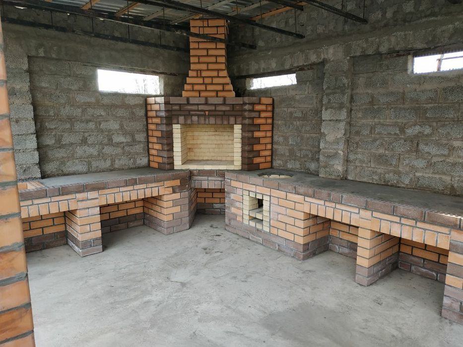 КАМИН. Кладка летней кухни