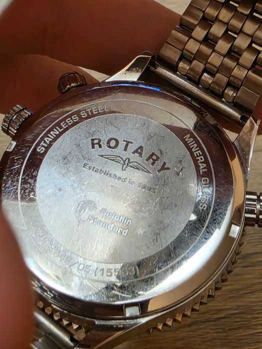 Мъжки хронограф часовник Rotary Pilot Chronograph (Dolphin Standard) – Авиаторски стил