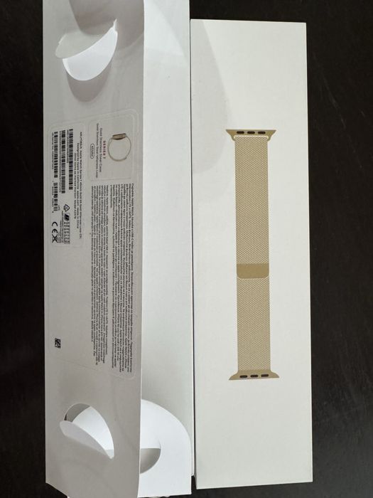 Смарт часовник Apple Watch 7,Cellular, 45mm,Gold Milanese Loop