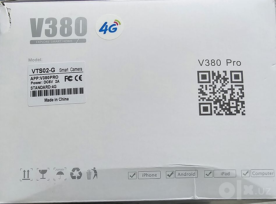 kamera sim kartali telefon orqali 24 soat kuzatish quyosh panelli 360