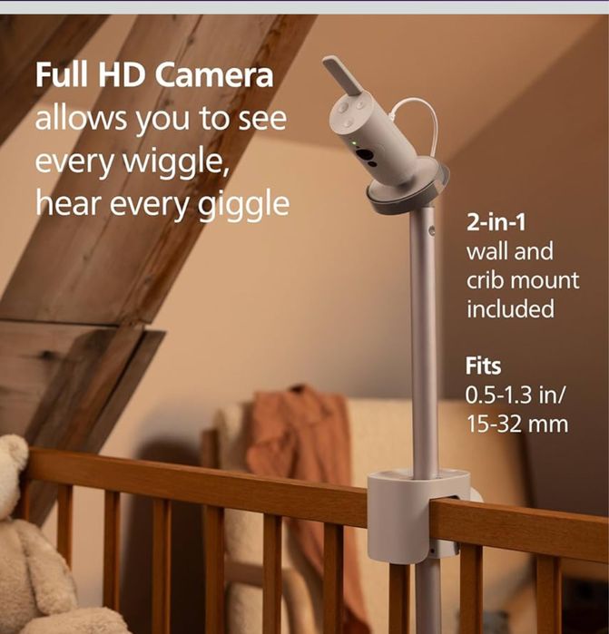 Видеоняня Радионяня Philips Avent Scd 973-37 Премиум Подключение+Wifi