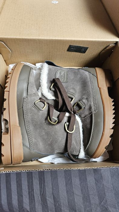 Нови Sorel 37 номер естествена кожа и велур