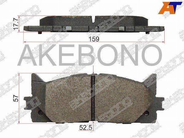 Колодки тормозные Toyota Camry