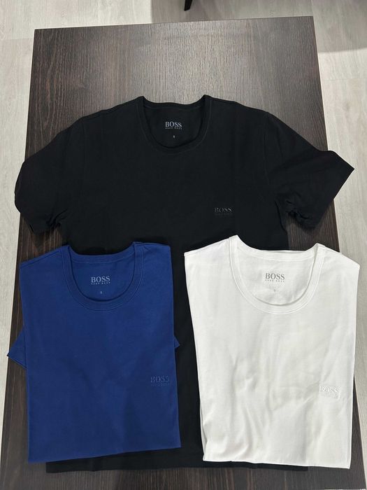 Set 3 tricouri Hugo Boss, S, noi