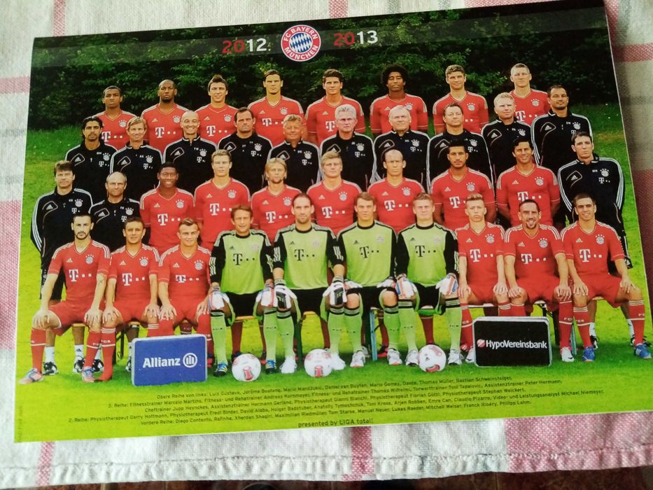Продавам  малък плакат на Байерн Мюнхен