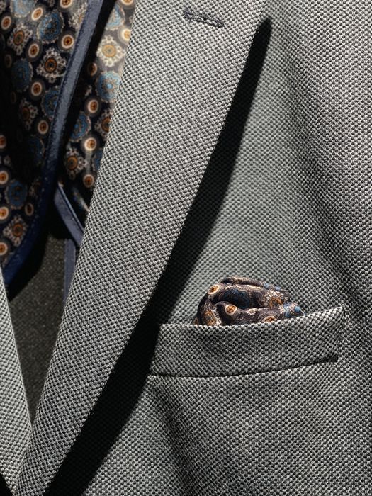 Мъжко спортно сако TEODOR – размер М/L 50 - синьозелено