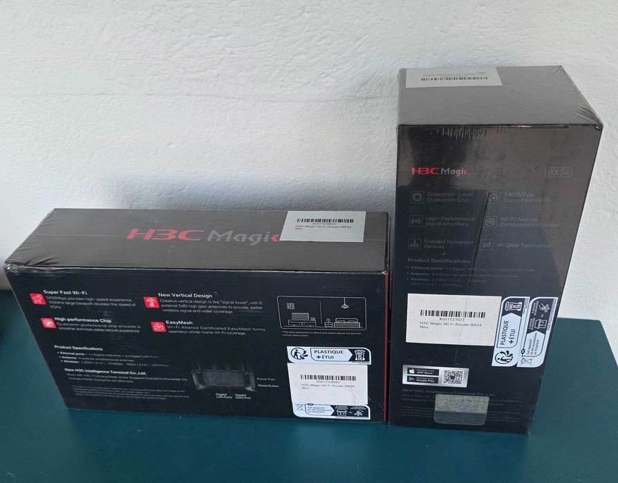 H3C Magic Wi-Fi 6 AX5400 – NX54 + BX54 – sistem mesh / router / networking enterprise