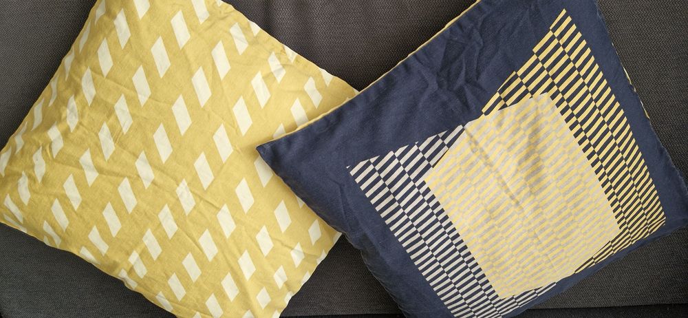 Стенни лампи Ikea, калъфки за възглавници