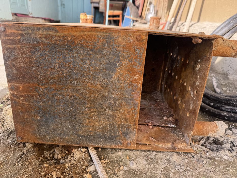 Печка самодельная газовая