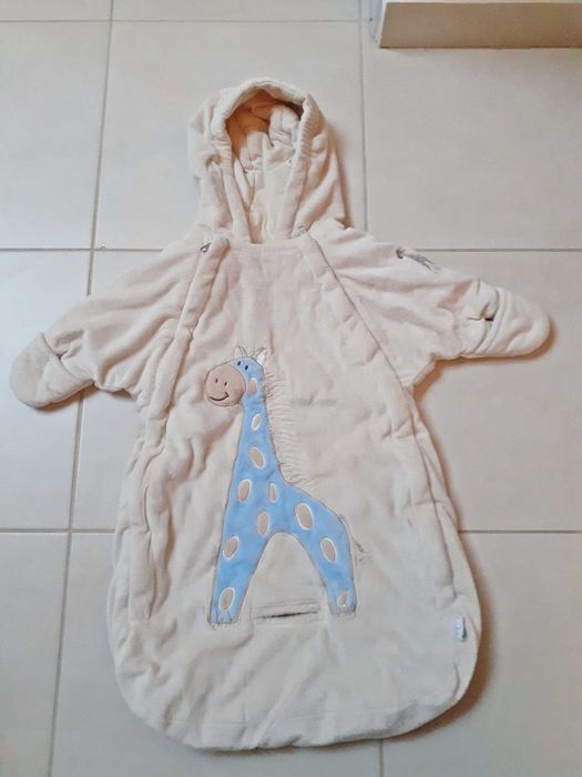 Combinezon / costum bebe 0-9 luni Bon Bebe - Girafa