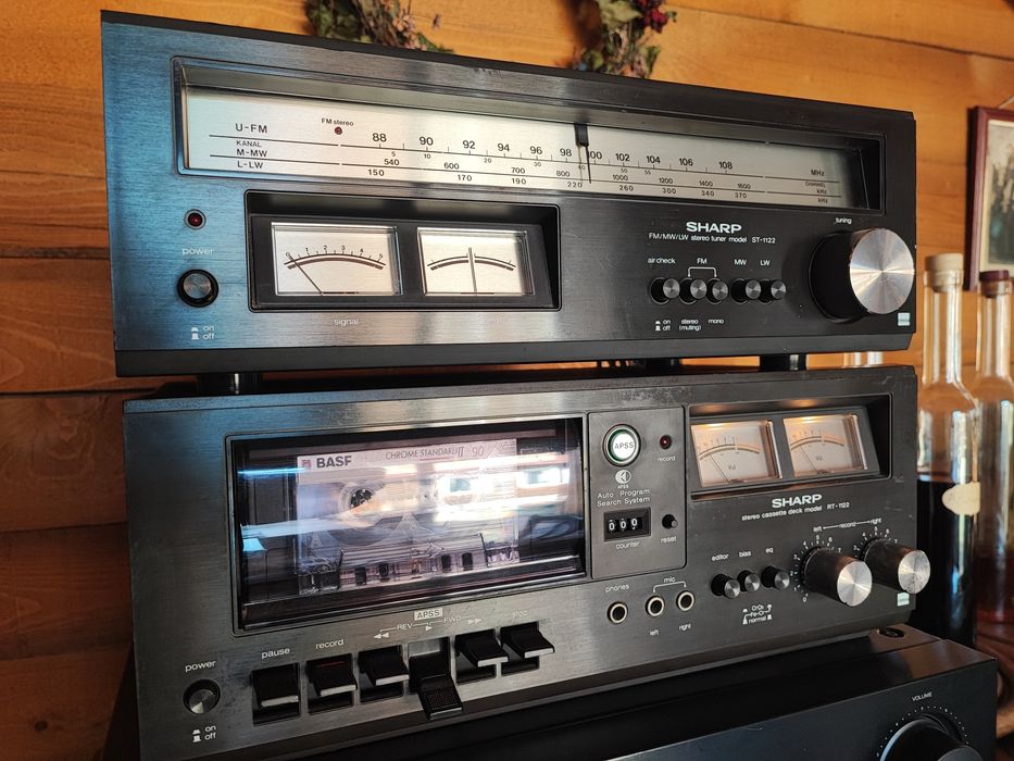 Deck Sharp RT-1122 și tuner SHARP ST-1122