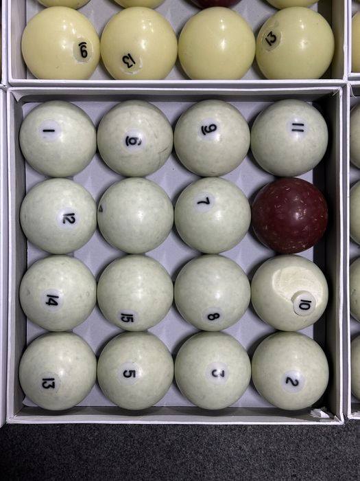 bilyard toshlari jami 12ta komplekt