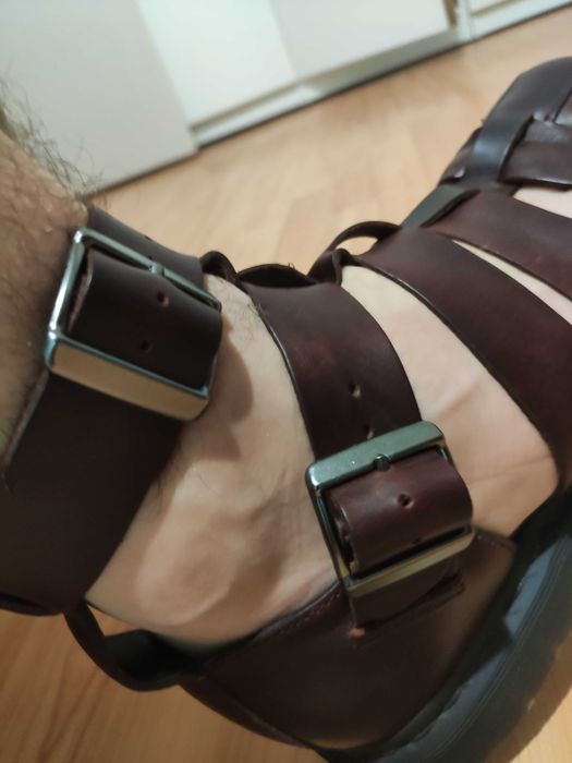 Sandale Piele Naturală Dr. Martens, Mărimea 41, Stare Foarte Bună