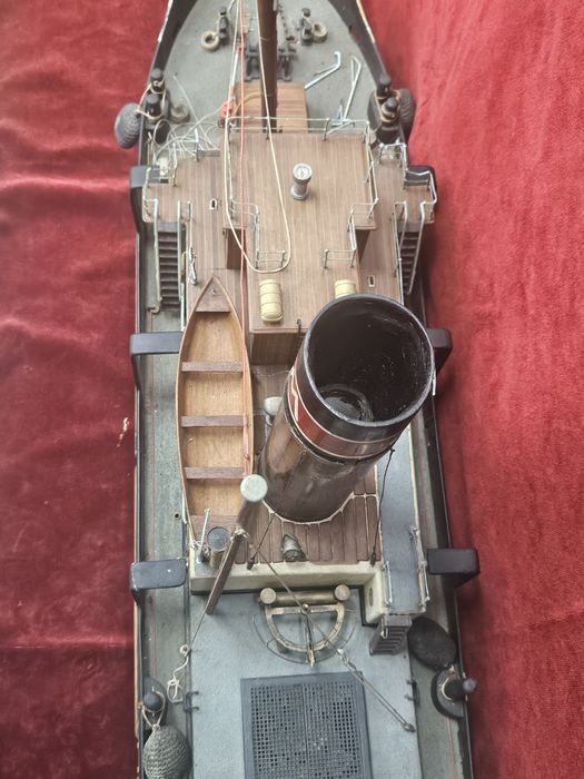 Модел на Кораб. парен влекач Aggrip 1920s.